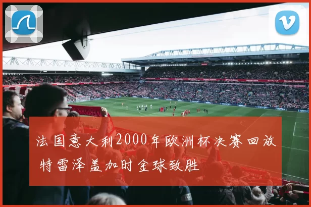 法国意大利2000年欧洲杯决赛回放 特雷泽盖加时金球致胜