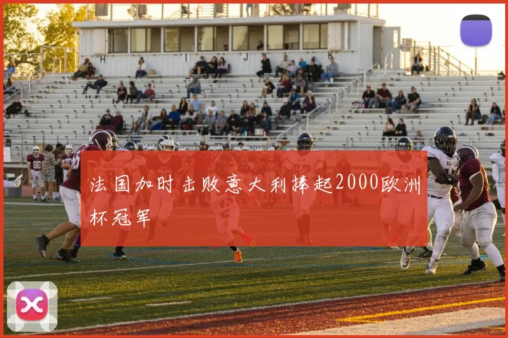 法国加时击败意大利捧起2000欧洲杯冠军